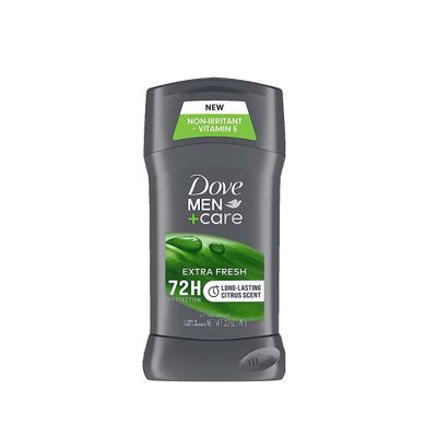 Dove Men Care 48 Hour Antiperspirant Stick, Non-Irritant, Extra Fresh, 2.7 Ounces, Pack of 11