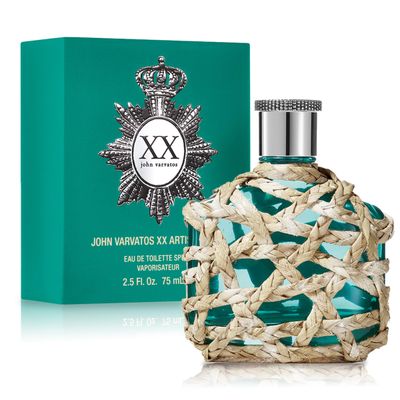 John Varvatos Men&#39;s Cologne, XX Artisan Teal Eau de Toilette EDT Spray, Aquatic Scent with Notes of Rosemary, Mineral Driftwood and Baie Rose, 2.5 fl. oz