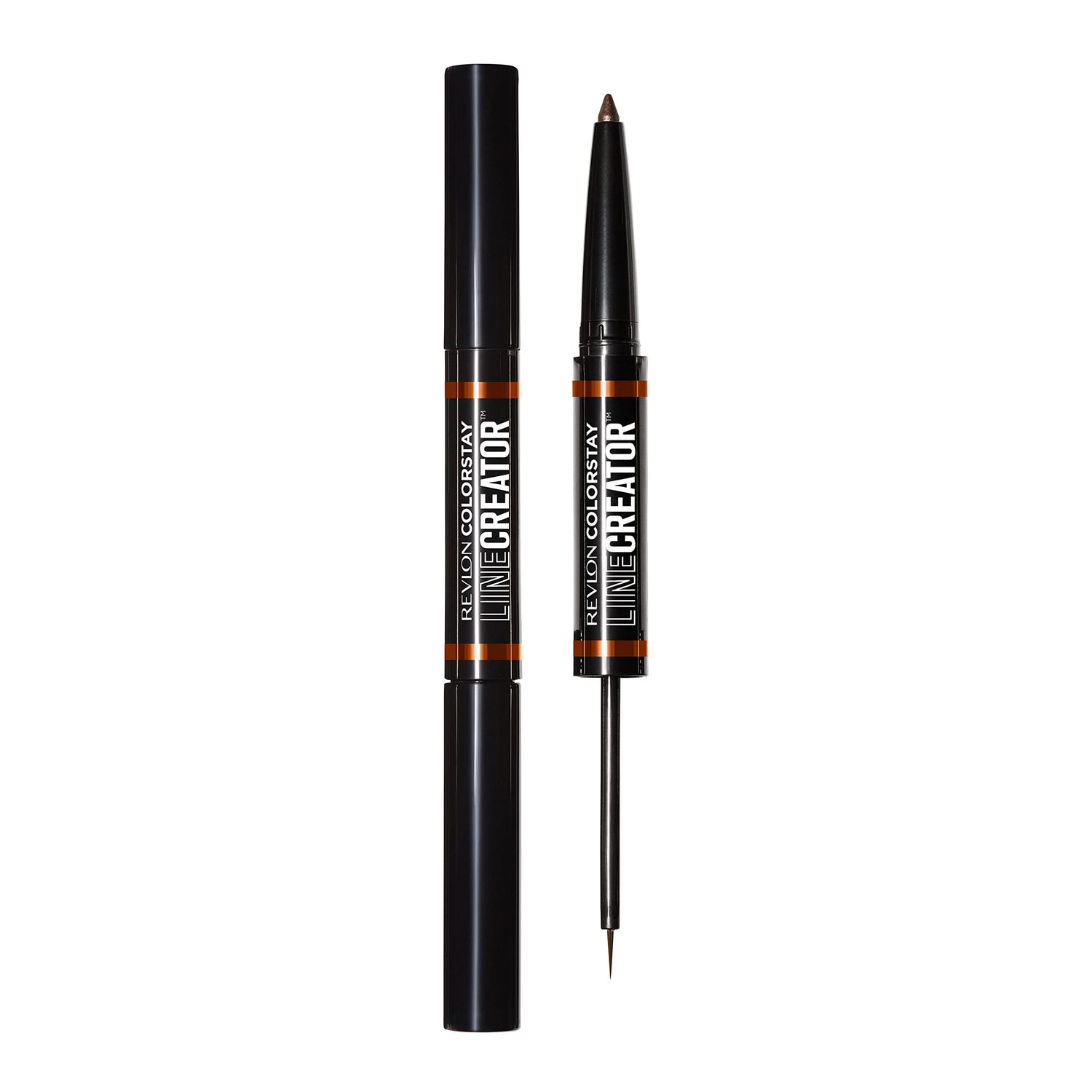 REVLON Liquid Eyeliner Smoky Kohl Pencil, ColorStay Line Creator Eye Makeup, Waterproof Transferproof, 152 Leathercraft, 0.004 oz