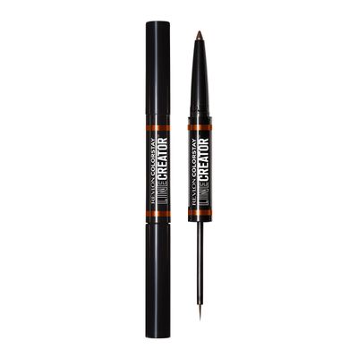 REVLON Liquid Eyeliner Smoky Kohl Pencil, ColorStay Line Creator Eye Makeup, Waterproof Transferproof, 152 Leathercraft, 0.004 oz
