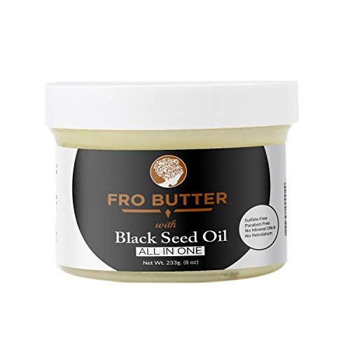 Fro Butter Hair Growth Treatment Shea Butter, Virgin Coconut Lavender Oil, Pumpkin Seeds Nourishing Extracts For Fast Hair Restoration, Split Ends (Black Seed Oil)
