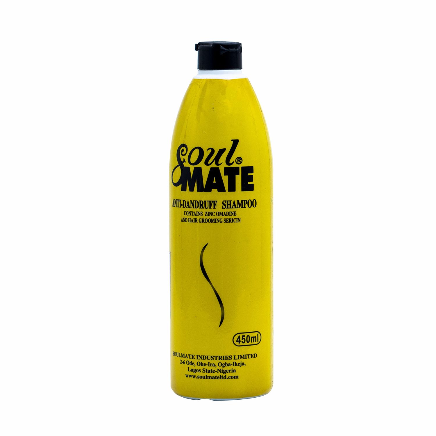SOUL MATE Soulmate Anti-dandruff Shampoo with Sericin, 15.2oz - Dandruff Free Dry Scalp Treatment For Itch Residue Free Hair Scalp Exfoliator Hair Wash for Men Women