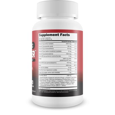 Pro Nitric Recover - Improved Formula - Our Best Blood Flow Supplement - Nitric Oxide Circulation and Vein Support - Healthy Blood Flow Circulation Supplements for Men Blood Vitamin Blood Flow Booster