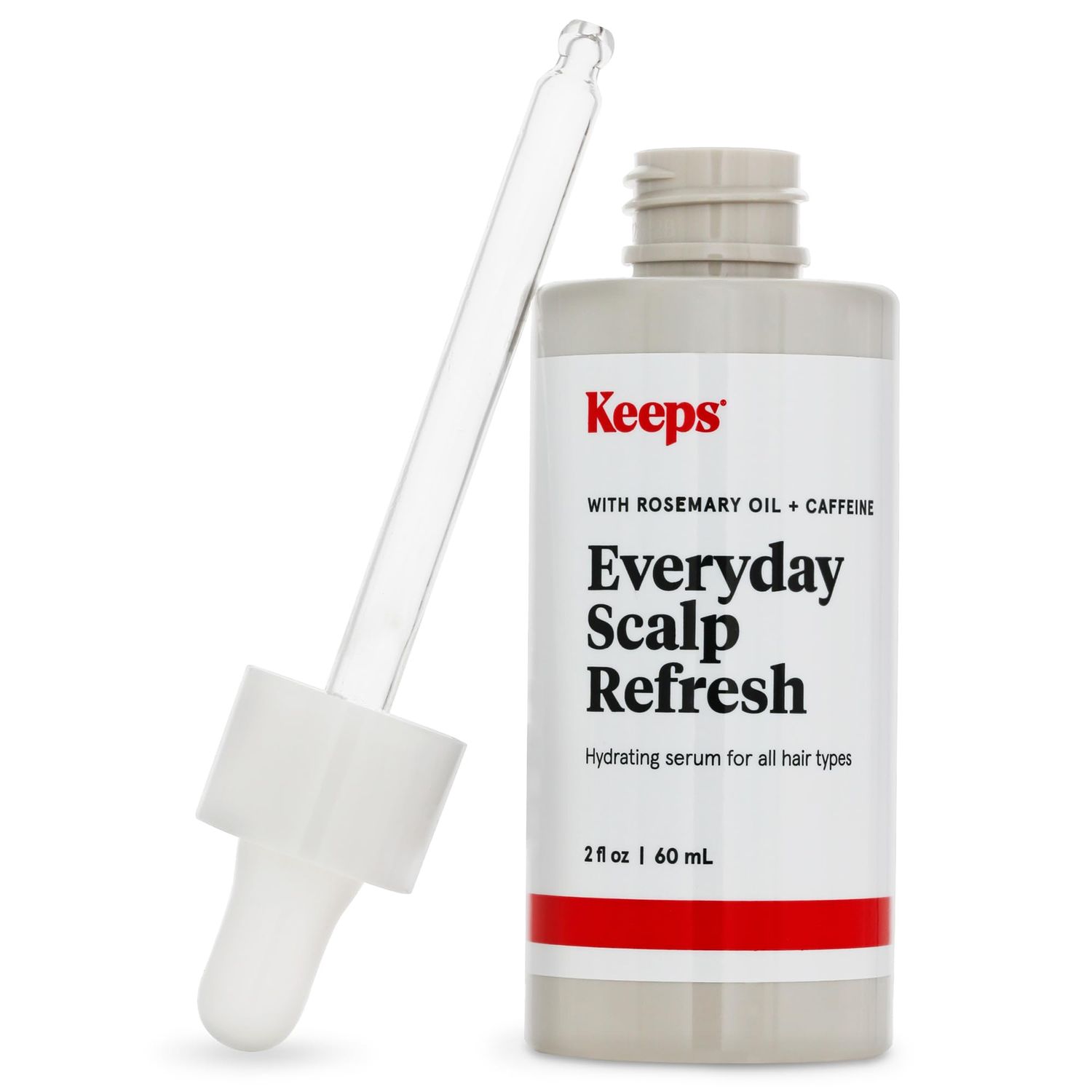 Keeps Everyday Scalp Serum - Hair Serum to Nourish, Condition Exfoliate the Scalp - Caffeine, Rosemary Oil Salicylic Acid for Hair Health- Hair Treatment Products for Men Women