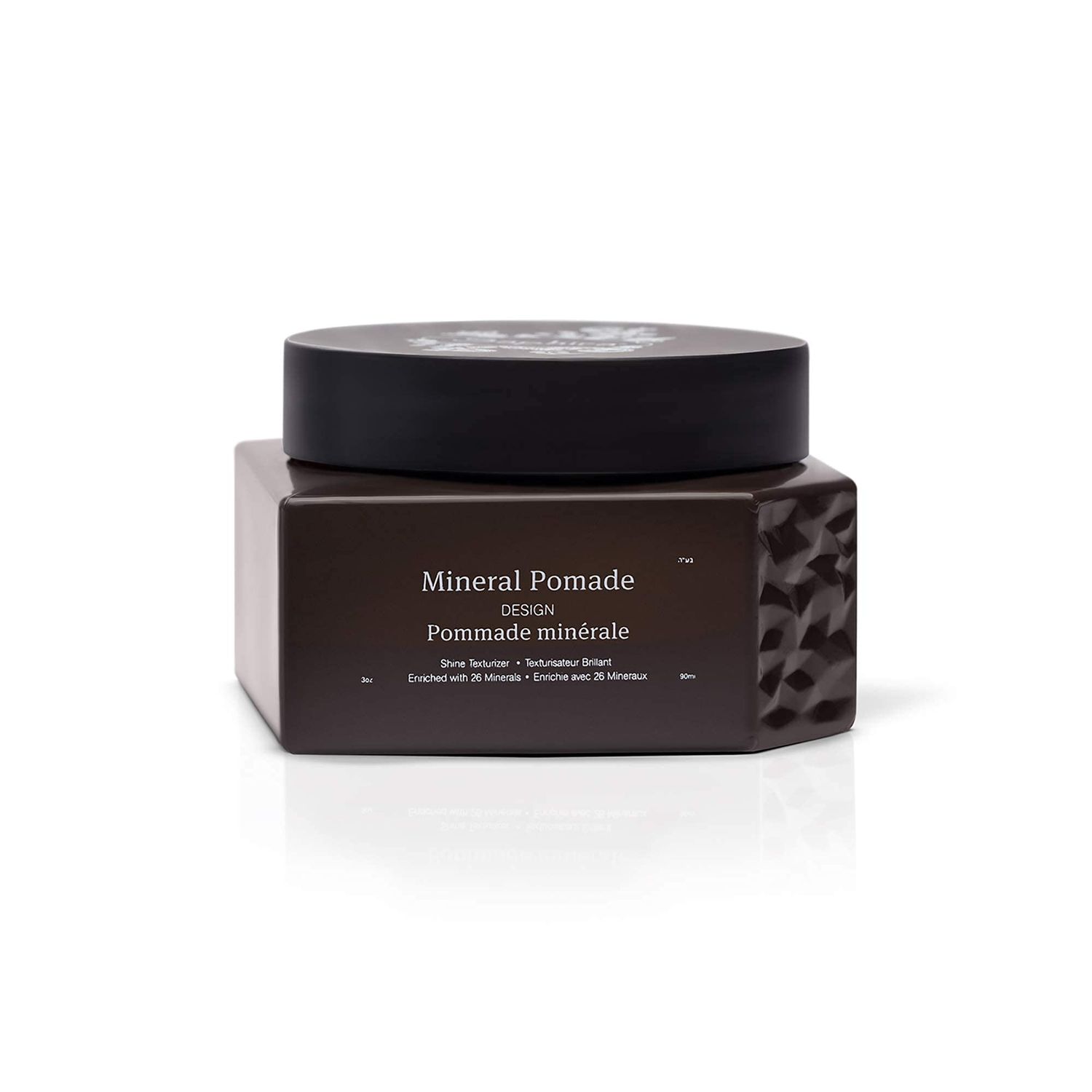 Saphira Mineral Pomade for Healthy Hair and Scalp, Strong and Flexible Hold for High Gloss Long-Lasting Style, Sulfate-Free, Paraben-Free, 3 Ounce