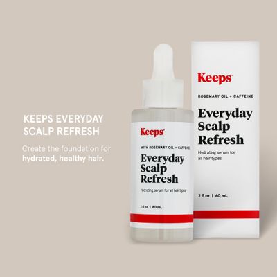 Keeps Everyday Scalp Serum - Hair Serum to Nourish, Condition Exfoliate the Scalp - Caffeine, Rosemary Oil Salicylic Acid for Hair Health- Hair Treatment Products for Men Women