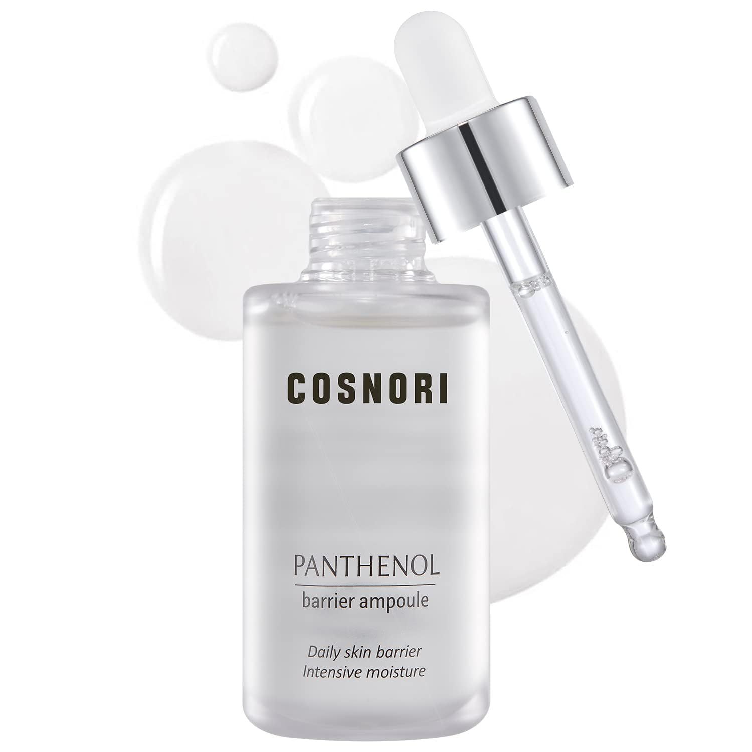 COSNORI Panthenol Barrier Ampoule - Strengthening Skin Barrier Face Serum - with Panthenol and Kakadu Plum Extract - Evens Skin Tone and Pigmentation - Irritation Free Formula, 1.01 fl.oz.