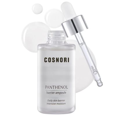 COSNORI Panthenol Barrier Ampoule - Strengthening Skin Barrier Face Serum - with Panthenol and Kakadu Plum Extract - Evens Skin Tone and Pigmentation - Irritation Free Formula, 1.01 fl.oz.