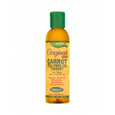 Africa&#39;s Best Africas Orig Carrot Tea Tree Oil, 177ml, 6 Fl Oz