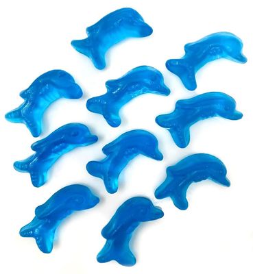 SweetGourmet Blue Raspberry Dolphins Gummy Candy 2 Pounds