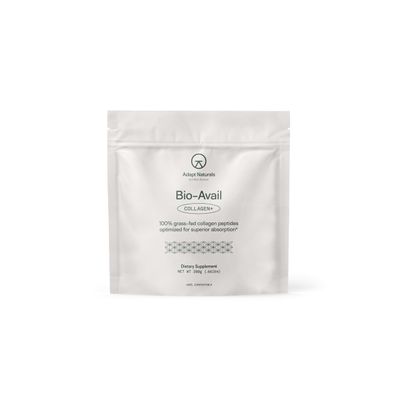 Adapt Naturals Bio-Avail Collagen, Certified Grass Fed Collagen Peptides, Optimized for Superior Absorption, Naturally-Sourced Bio-Avail Collagen Supplements for Women and Men, 30 Day Supply