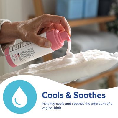Dr. Talbot's Mom Perineal Soothing Foam - Cooling Postpartum Relief with Witch Hazel and Citroganix - Postpartum Essentials - 5 fl oz