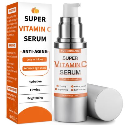 Vitamin C Serum for Face Wrinkle Age Spots Reduction: All-In-One Hydrating Anti-Aging Formula - Vitamin C, Hyaluronic Acid, Hydrating, Lifting, vibrance super c serum for women over 70