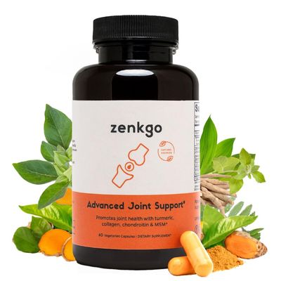 Zenkgo Chondroitin Boswellia MSM Turmeric Hydrolyzed Collagen - Joint Support Supplement, Helps with Joint Mobility Flexibility (Joint Support Supplement)