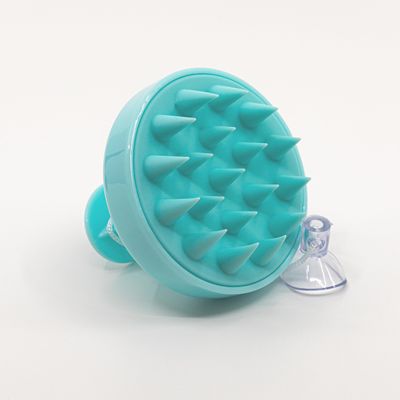 Esha Girl - Soft Silicone Scalp Head Massager - Shampoo Brush for Wet Dry Oily Curly Straight Thick Thin Rough Long Short Natural - Hair Shampoo Brush for Scalp Exfoliator (Blue)