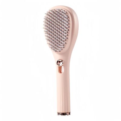 Self Cleaning Hair brush Retractable Hair Brush For women,Airbag Massage Combs for Thick Hair Long Hair (Off-white)