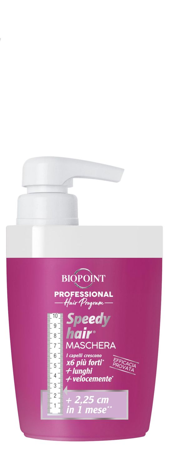 BIOPOINT Speedy Hair - Maschera Capelli 300 ml, 10.1 Fl Oz, Made in Italy italian import