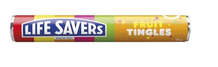 Lifesavers Fruit Tingles Candy Rolls, 34g, Pack of 6