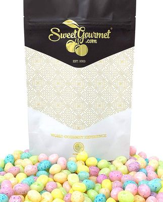 SweetGourmet Speckled Bird Eggs Candy Easter Jelly Beans 1 Pound