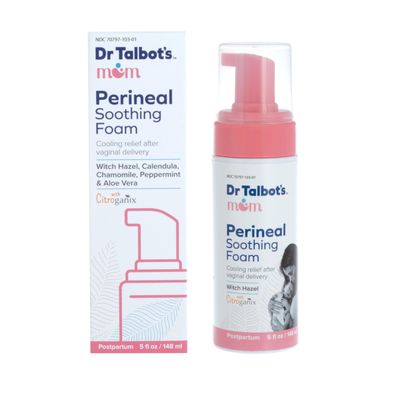 Dr. Talbot&#39;s Mom Perineal Soothing Foam - Cooling Postpartum Relief with Witch Hazel and Citroganix - Postpartum Essentials - 5 fl oz