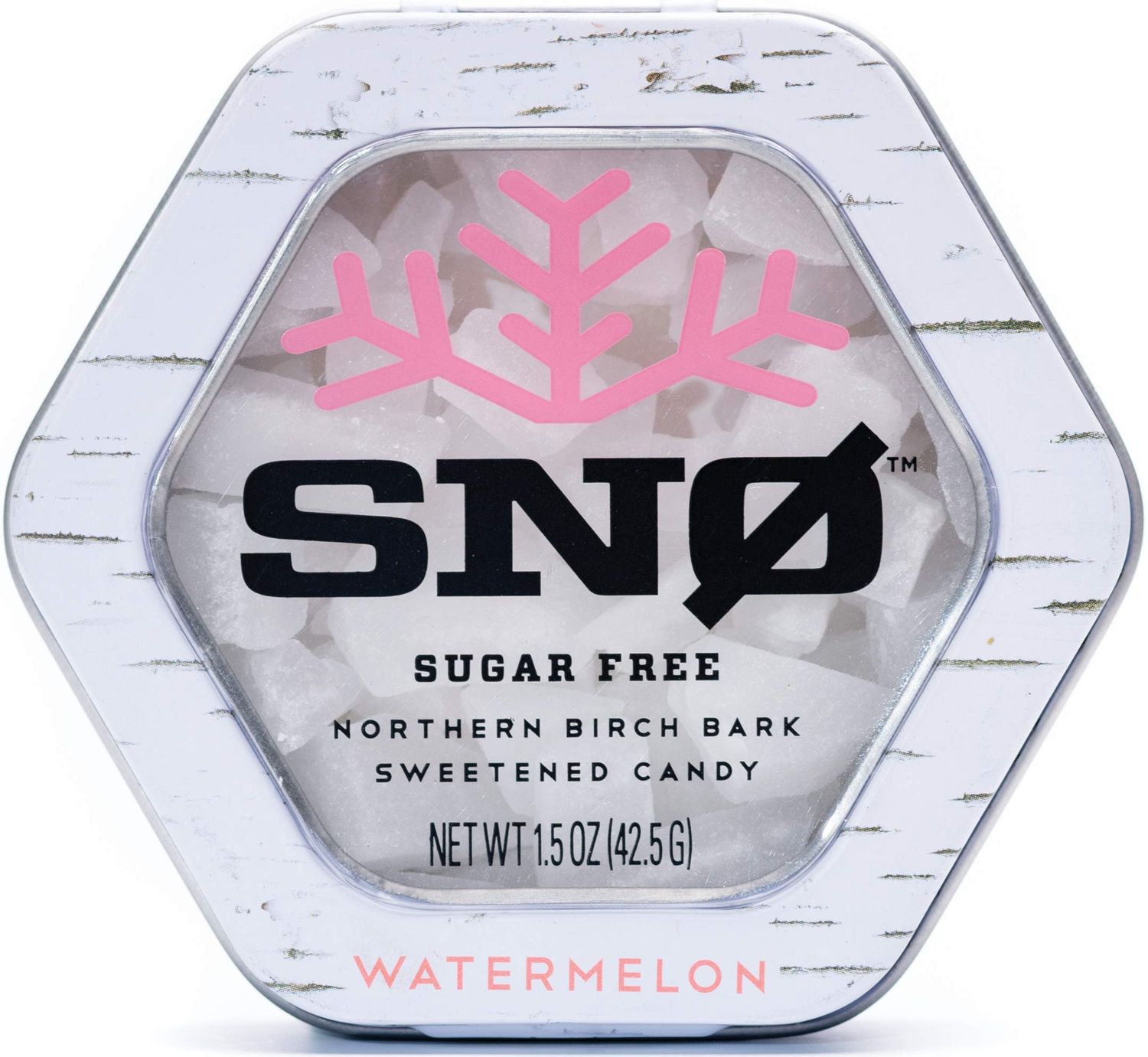 Watermelon KETO Xylitol Candy Chips - SN 1.5oz Tin - Sugar-Free Candy With Only 2 Ingredients Low Carbs, Diabetic-Friendly, Non-GMO, Vegan, GF Kosher Purest candy in the world!
