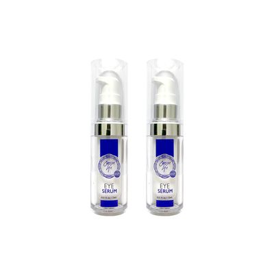 Advanced Eye Serum - Reduces Dark Circles Puffiness with Powerful Vitamins Natural Extracts - 2 Pack