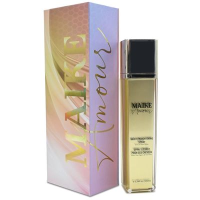 MAIKE AMOUR Hair Straightening Spray Soft, Silky Locks with Maximum Shine Heat Protectant that Detoxifies, Repairs, and Prevents Hair Loss