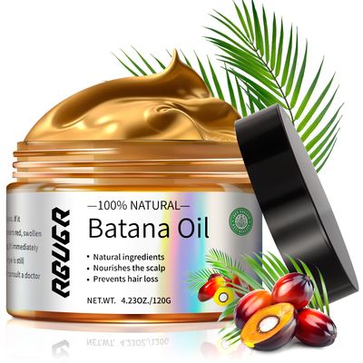 RBUGR Batana Oil for Hair Growth,1 Pack 100 Batana Natural Hair Growth Oil,Batana Oil Organic for Hair Growth, Promote Thicker, Stronger, Healthier Hair with Shine Treatment for MenWomen-4.23oz