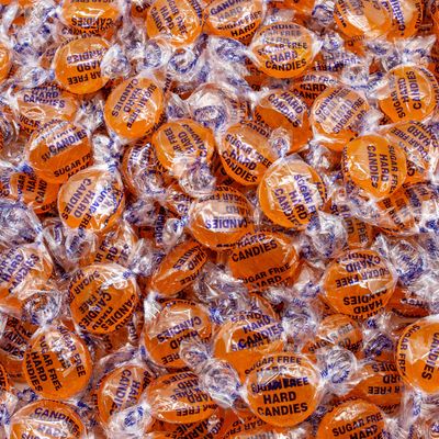 Sugar Free Butterscotch Hard Candy 1 lb - Individually Wrapped, Classic Taste, Bulk Arcor Candies in Resealable Bag