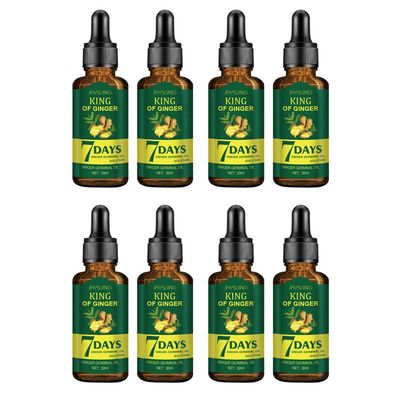 Magik 4-8 Pack Ginger Hair Growth Serum Germinal Oil Regrow 7 Days Loss Treatment (8 Pack)