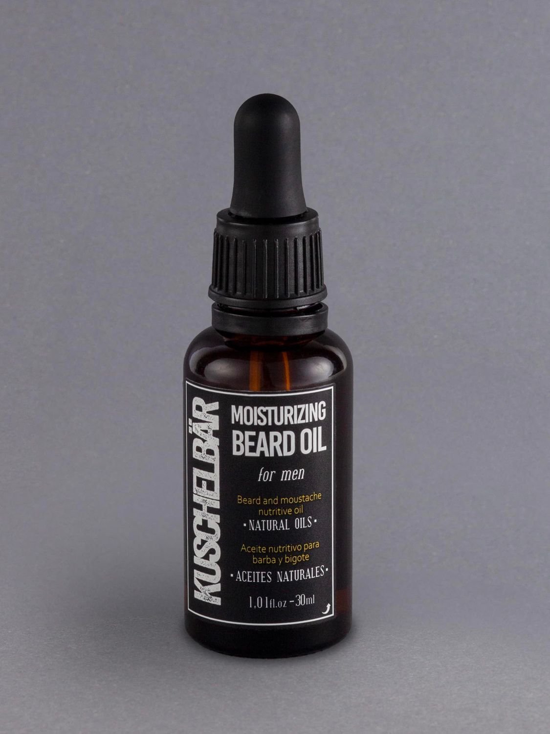 KUSCHELBAR - Beard Oil for Men Beard Oil for Beard Growth Provides Hydration, Softness, and Shine Deep Moisture, Nourishment Frizz Control Leave-In, Non-Greasy, Lightweight l 3,38 fl.oz