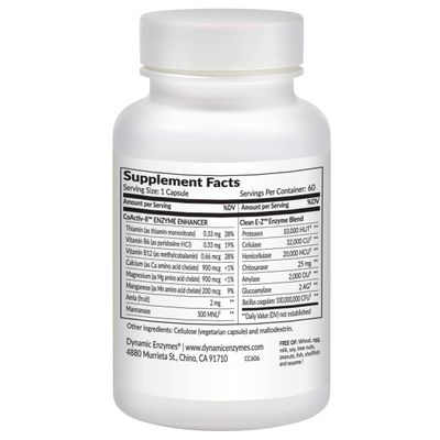 Clean E-Z Candida - Microflora Gut Balance, Candida Cleanse, Digestion of Yeast Cell Walls, Probiotics Digestive Enzymes, Gut Flora Health 60 Count