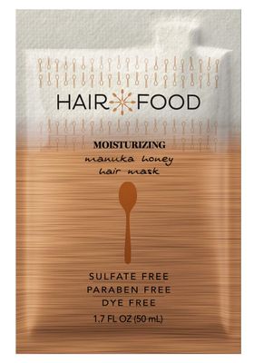 Hair Food Moisturizing Hair Mask for Curly Hair, Manuka Honey, Paraben Dye Free 1.7 fl oz, 10 Count