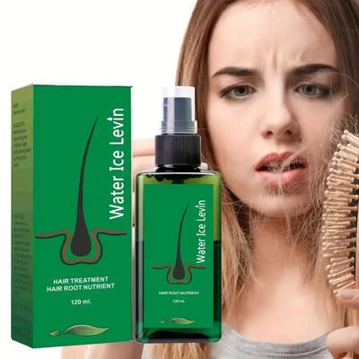 Water Ice Levin Hair Oil for Men Women - Moisturizing Dry Hair Treatment, Strengthen Scalp Strand Hydrator 4.06oz