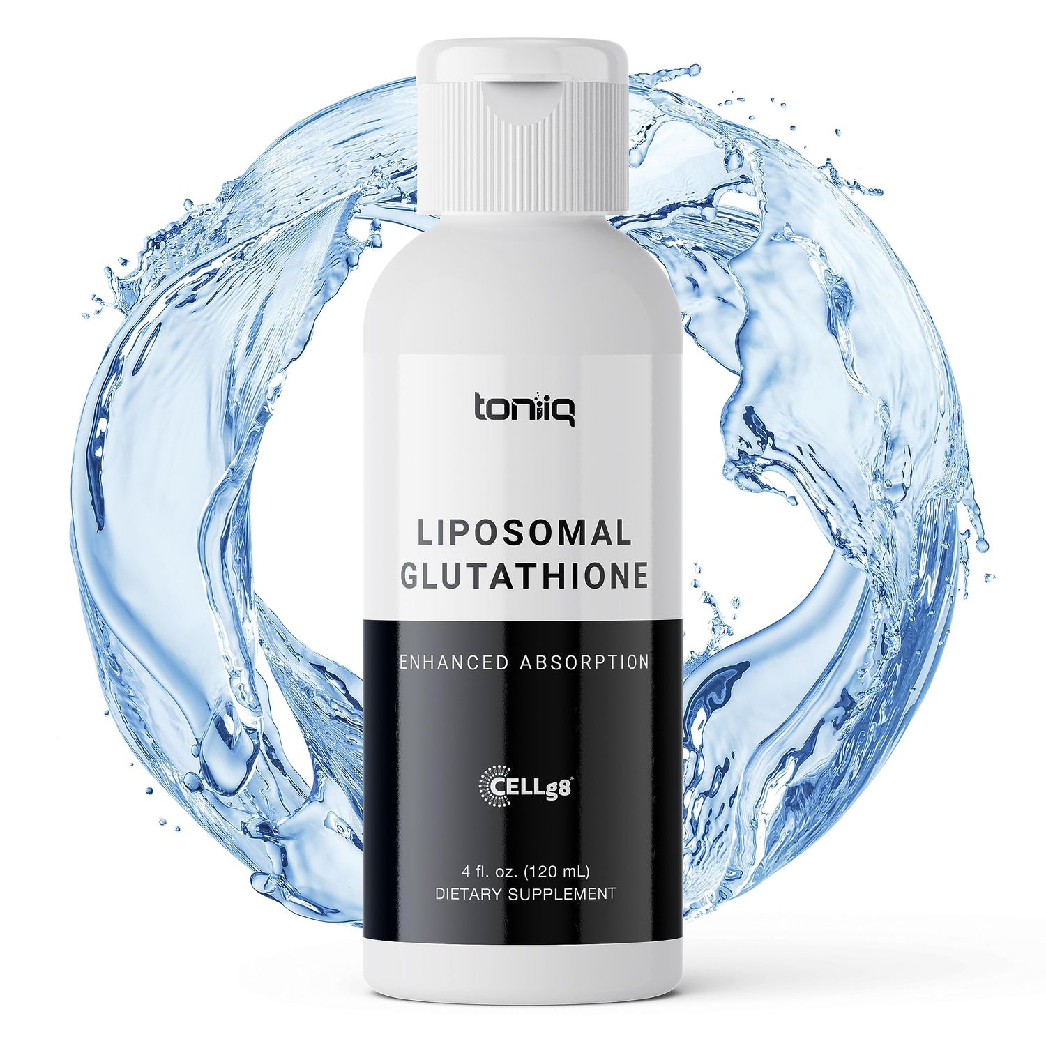 Lab Tested Ultra Bioavailable Liposomal Glutathione - 4 fl. oz Mixable Wild Berry Natural Flavor - High Strength Glutathione Liquid - Third-Party Tested - Increased Bioavailability Enhanced Absorption