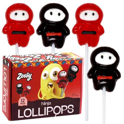 Ninja Lollipops Individually Wrapped - 12 Karate Party Favors Suckers for Ninja Party Favors, Ninja Birthday Party, Ninja Party Supplies, Martial Arts Birthday Party Favors, Candy Buffet, Goodie Bags