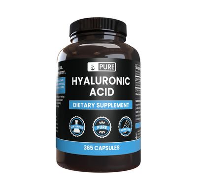 Pure Original Ingredients Hyaluronic Acid (365 Capsules) No Magnesium Or Rice Fillers, Always Pure, Lab Verified