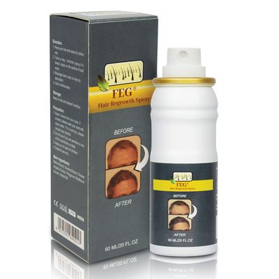 FEG All Natural Hair Growth Spray, 2 fl oz - For Men and Women with Hair Loss, Safe for All Types, Use Twice Daily to Help Regrowth