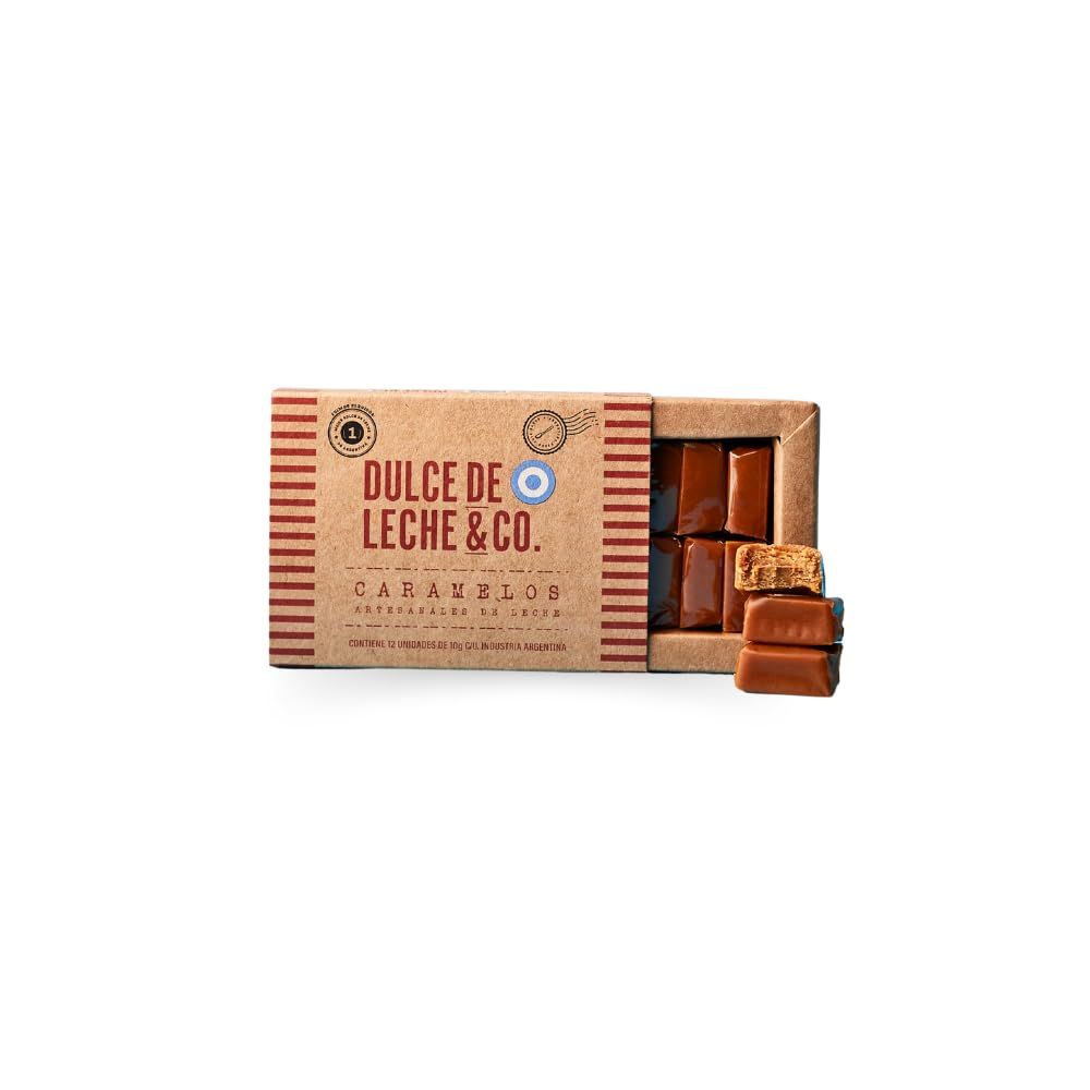 Dulce de Leche CO. Dulce de leche Argentina premium chewable candies.- Caramel Milk Toffee - DDLCO 120gr