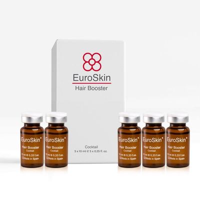 EuroSkin hair booster. Improve the appearance of hair damage or loss. Aesthetician&#39;s favorite ampoules.Ampollas liquidas favorita por las esteticistas.