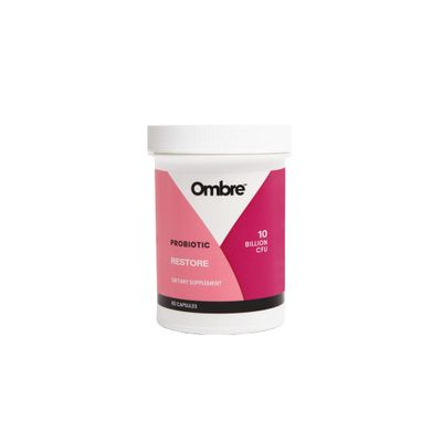 Ombre Restore Probiotics for Women, Daily Gut Health Supplement for Vaginal, Digestive, Urinary Tract, Immune Support, 10 Billion CFU, Shelf-Stable, 30 Servings