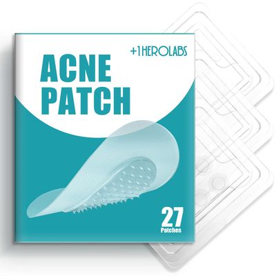 1HEROLABS Microdart Acne Patch (27 Patches) - Hyaluronate Acid Salicylic Acid Hydrocolloid Pimple Patch for Deep, Early and Hidden Blemishes (27 Count (Pack of 1))