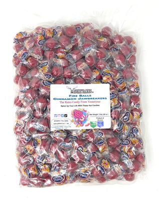 YANKEETRADERS Fire Balls Cinnamon Jawbreakers 44 Ounce