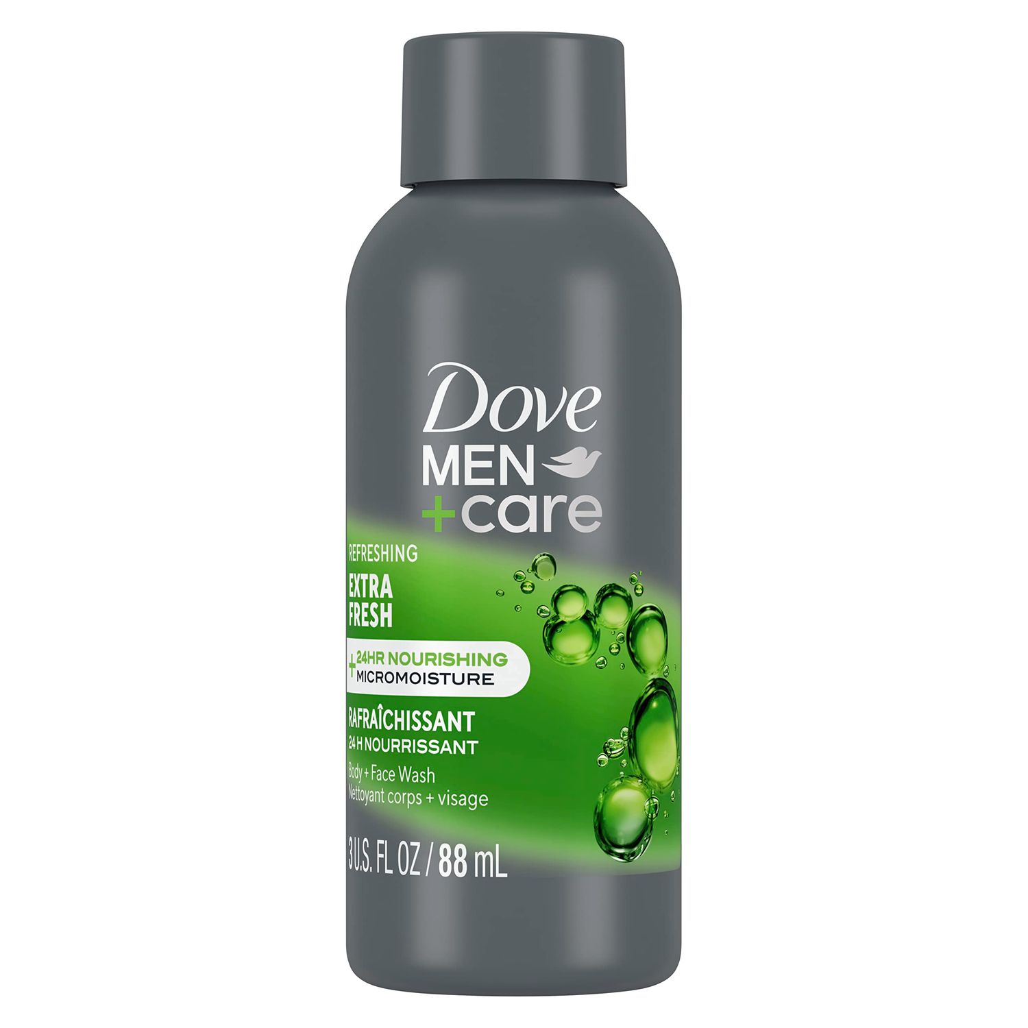 DOVE MEN CARE Body Wash Extra Fresh 3 Ounce (Pack of 24)