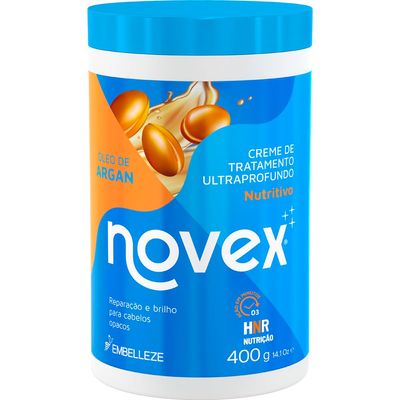 Novex Argan Oil Deep Conditioning Hair Mask 35 oz - Prevents Repairs Split Ends