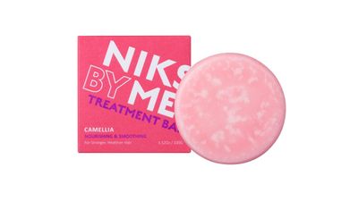 NIKSME Camellia Hair Treatment Bar, Revitalizes Dry Hair, Enriched with Biotin, Plant Proteins, Pea Peptide, Quinoa Seed Extract