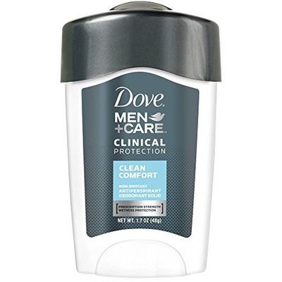 Dove Men Care Clinical Protection Antiperspirant Deodorant Solid Clean Comfort 1.70 oz (Pack of 8)