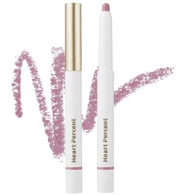 Heart Percent Dote On Mood Lip Pencil, Long-Lasting Creamy Lip Crayon Smooth Color Liner Retractable Lipstick Pencil 0.8g, 08. Cloudy Mauve