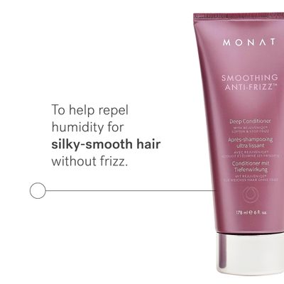 MONAT Smoothing Deep Conditioner with Rejuveniqe - Anti-Frizz, Long-Lasting Frizz Control for Damaged Hair - Net Wt. 178 ml 6 fl. oz