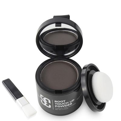 SOVONCARE Instantly Hairline Powder-Maycheer Conceals Gray Hair Loss Shadow Coverage Magic Color Root Touch Up for Women Men Dark Brown 0.35 oz